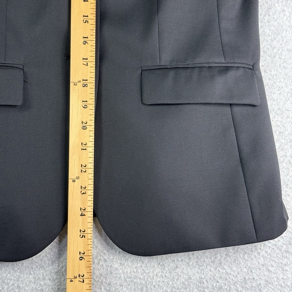 Brooks Brothers 346 Womens Classic Fit Wool Blazer Black Women's 6 Quiet Luxury - Picture 6 of 13